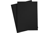 Papier, Fotopapier und Etiketten - Creativ Company Paper Black A4 80gr 20pcs. - 218012