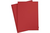 Papier, Fotopapier und Etiketten - Creativ Company Paper Red A4 80gr 20pcs. - 218013