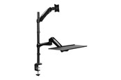Monitorhalterung - LogiLink Sit-stand workstation monitor desk mount 13–27" - BP0030