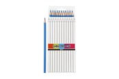 Utensilien zum Schreiben und Zeichnen - Creativ Company Triangular colored pencils - Light blue 12pcs. - 38576