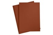 Papier, Fotopapier und Etiketten - Creativ Company Colored Cardboard Coffee Brown A4 20 Sheets - 21125