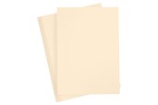 Papier, Fotopapier und Etiketten - Creativ Company Colored Cardboard Sand color A4 20 sheets - 21128