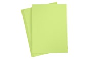 Papier, Fotopapier und Etiketten - Creativ Company Colored Cardboard Lime Green A4 20 sheets - 21122