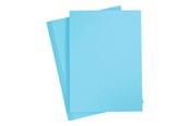 Papier, Fotopapier und Etiketten - Creativ Company Colored Cardboard Sky Blue A4 20 sheets - 211056