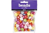 Kreativ-Spiele - Creativ Company Plastic Beads Heart 125ml - 697020