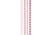 Kreativ-Spiele - Creativ Company Half Adhesive Pearls Pink 2-8mm 140pcs. - 28320
