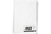 Kunst & Handwerk Ausstattung - Creativ Company Hobby Felt White A4 10 Sheets - 45502