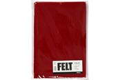 Kunst & Handwerk Ausstattung - Creativ Company Craft felt Antique Red A4 10 sheets - 45507