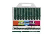 Utensilien zum Schreiben und Zeichnen - Creativ Company Dark green markers 18st. - 373558
