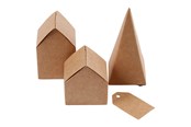 Kunst & Handwerk Ausstattung - Creativ Company Houses and Trees Cardboard Set - 29040
