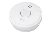 Smart-Home - LogiLink Smoke detector with replaceable zinc carbon battery 1 year battery - SC0015