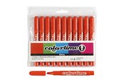 Hobby-Zubehör - Creativ Company Dark orange Jumbo markers 12pcs. - 37351