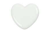 Kunst & Handwerk Ausstattung - Creativ Company Glass Heart - White 1st. - 558500