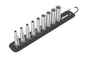 Haus & Garten - Wera Belt A Deep 1 socket set 1/4" drive 9 pieces - 05004525001