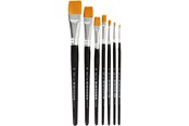 Hobby-Zubehör - Creativ Company Gold Line Brushes - 7 mixed - 10247