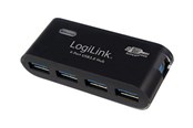 USB-Hubs - LogiLink USB 3.0 hub 4-port black USB-Hubs - USB 3.2 - 4 - Schwarz - UA0170