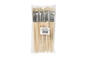 Hobby-Zubehör - Creativ Company Wooden brushes - Nr. 12 Short handle 12pcs. - 10612