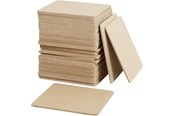 Kunst & Handwerk Ausstattung - Creativ Company Coasters MDF 10x10cm 50pcs. - 55761