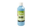 Hobby-Zubehör - Creativ Company Glow in the dark paint - Light blue 250ml - 34930