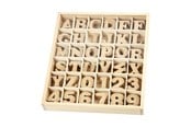 Kunst & Handwerk Ausstattung - Creativ Company Letters and numbers - MDF 288st. - 57408