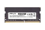 Arbeitsspeicher (RAM) - PNY Performance SODIMM -3200 - 16GB - CL22 - Single Channel (1 pcs) - Schwarz - MN16GSD43200-TB