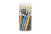 Hobby-Zubehör - Creativ Company Flat small brushes 30pcs. - 10351