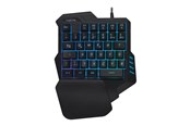 Tastaturen - LogiLink Illuminated one-hand gaming keyboard black - Gaming Tastaturen - Schwarz - ID0181