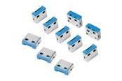 Systemzubehör - LogiLink USB-A port blocker (10x locks) - AU0046