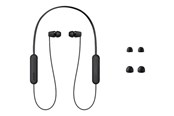 Kopfhörer/Headsets - Sony WI-C100 - Wireless In-ear Headphones - Black - WIC100B.CE7