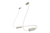 Kopfhörer/Headsets - Sony WI-C100 - Wireless In-ear Headphones - Beige - WIC100C.CE7