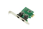 Netzwerkadapter (Netzkarte, Druckserver, u.s.w.) - LogiLink PC0075 2-Port Gigabit LAN PCI Express Card - PC0075