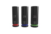 Haus & Garten - Wera Wheel Impaktor C Set 1 Socket set 1/2" drive 3 pieces - 05004595001