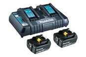 Akkus & Ladegeräte - Makita 199482-2 18V 5 Ah Power Source Kit - 199482-2