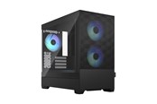 Gehäuse - Fractal Design Pop Mini Air RGB - Black TG Clear Tint - Gehäuse - Miditower - Schwarz - FD-C-POR1M-06