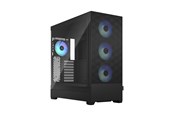 Gehäuse - Fractal Design Pop XL Air RGB - Black TG Clear Tint - Gehäuse - Miditower - Schwarz - FD-C-POR1X-06