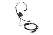 Kopfhörer/Headsets - Kensington USB Mono Headset Inline controls USB A - K80100WW