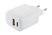 Handys - Adapter und Ladegeräte - Schwaiger power adapter - 230 V quick charger - USB USB-C - 20 Watt - LAD260512
