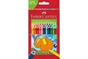 Utensilien zum Schreiben und Zeichnen - Faber-Castell Jumbo Triangular colour pencils wallet of 24 - 116524