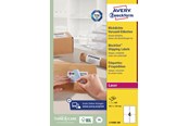 Papier, Fotopapier und Etiketten - Avery Shipping Labels with BlockOut™ 4 labels/sheet - L7169B-100
