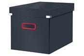 Archivierung und Aufbewahrung - Leitz Click & Store Cosy Aufbewahrungs- und Transportbox Cube Groß Samtgrau - 53470089