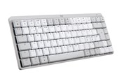 Tastaturen - Logitech MX Mechanical Mini for Mac - Minimalist Wireless Illuminated Performance Keyboard Pale Grey - US - Tastatur - Englisch (US) - Grau - 920-010799
