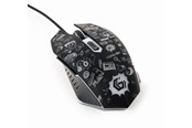 Maus - Gembird Wired optical mouse 6B Grafix - Maus (Schwarz) - MUS-6B-GRAFIX-01