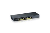 Switches - ZyXEL GS1900-8HP 8-Port GbE Smart Managed Switch PoE+ (70W) - GS1900-8HP-EU0103F