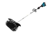 Reinigung - Makita 199318-5 sweeping brush attachment - for stubborn dirt leaves - 199318-5