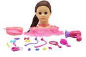 Kreativ-Spiele - Happy Friend HF Hairstyling Head Brown Hair - 504405