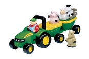 Spielzeugauto - Tomy John Deere - Animal Sounds Hayride - 0036881349082