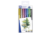 Konferenz und Präsentation - Staedtler Metallic pen 6 pcs & 1pigment liner - 8323-SWP6P