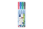 Utensilien zum Schreiben und Zeichnen - Staedtler OHP pen Lumocolor correct M 4pcs - 305M WP4-1