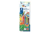 Utensilien zum Schreiben und Zeichnen - Staedtler Noris® super jumbo 129 6 coloured pencils assorted colours - 129 NC6