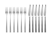 Tischgedeck - Gense Steak cutlery Fuga 12 pcs Matt/White steel - 23828